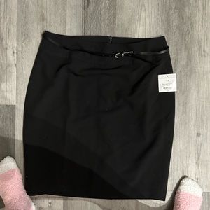 Belted office/work skirt Black
